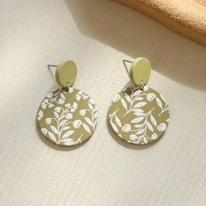 Boho Spring Clay Earrings